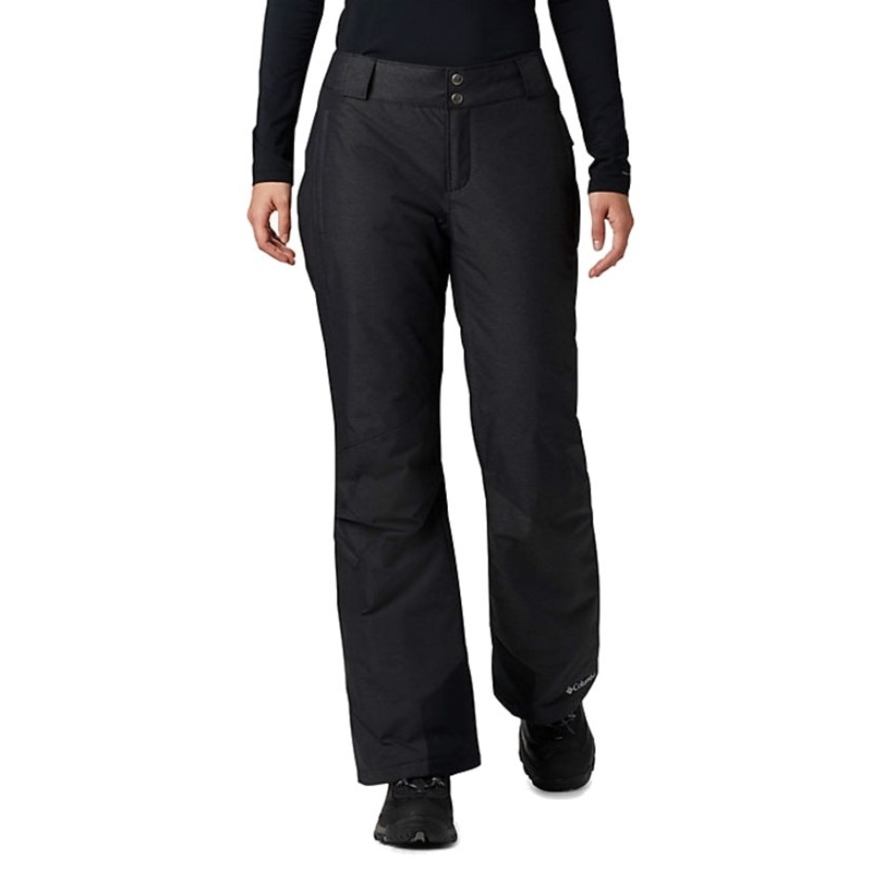 Columbia Womens Bugaboo Omni-Heat Insulated Snow Pants Charcoal Grey Black Small